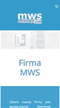Mobile Screenshot of mws-instalacje.com